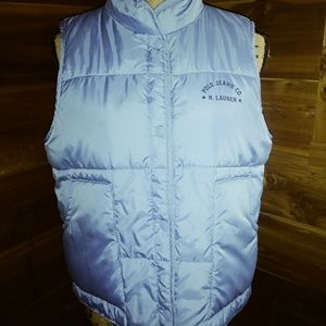 Ralph Lauren Polo Jean Company Blue Puffer Vest